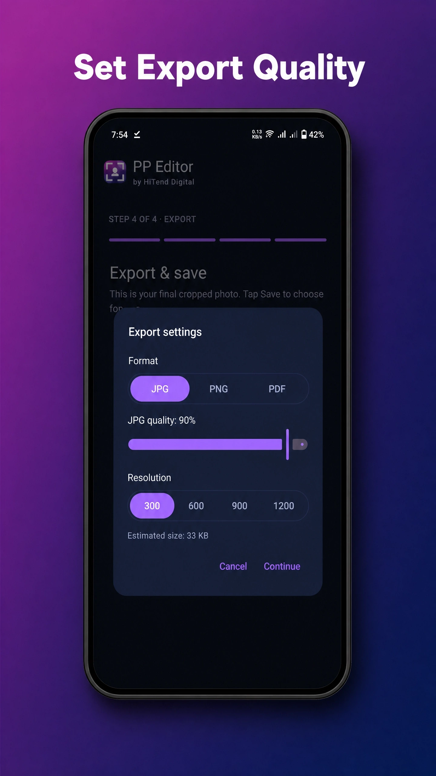 PP Editor background color options
