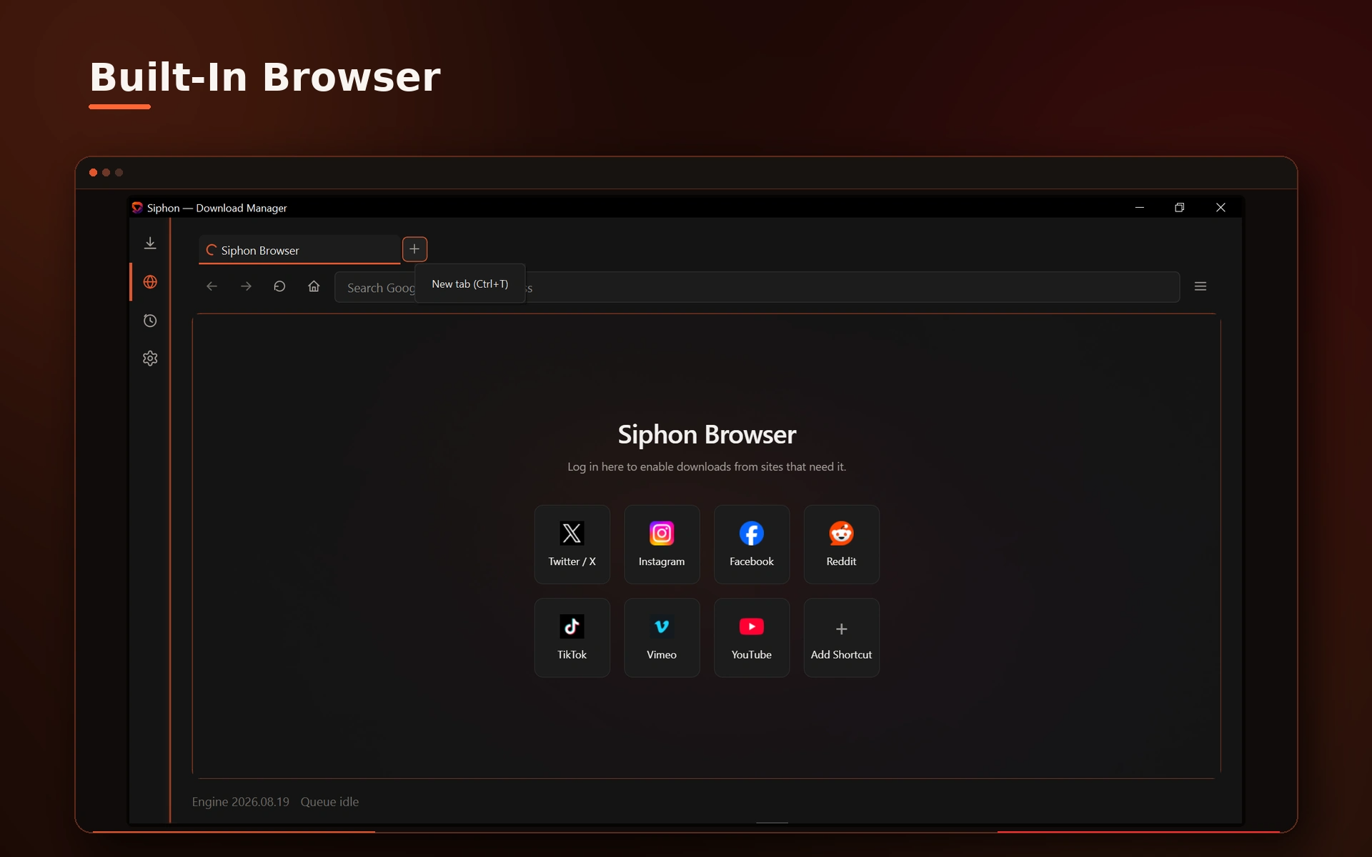 Siphon download history